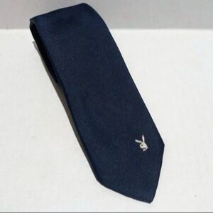 PLAYBOY Black Tie with Logo
